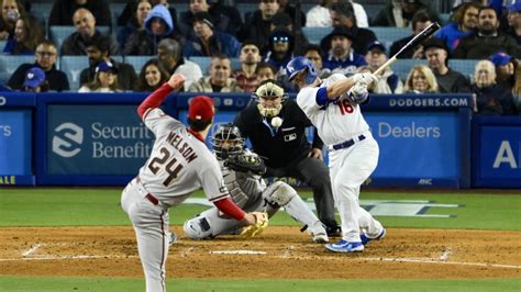 Dodgers' offense hot on chilly night in 8-2 win over Diamondbacks